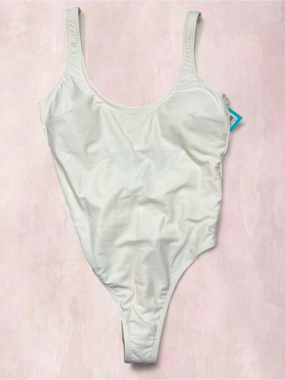 NWT Sports Illustrated Swim Cream One-Piece Swimsuit - Picture 4 of 6